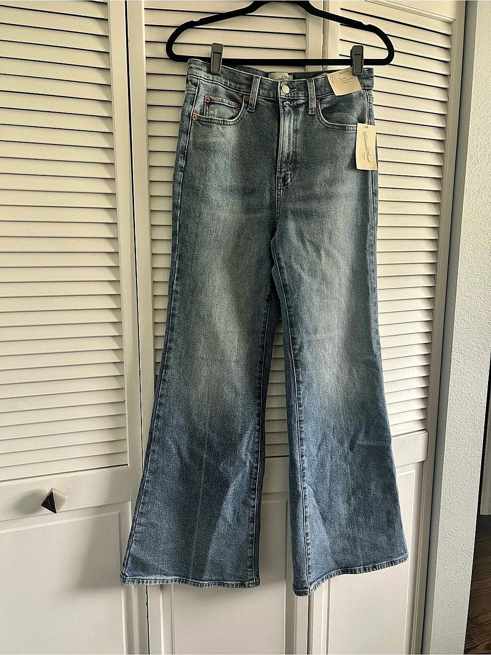 70s Flare High Rise Flare Jeans Blue Size 6 NWT